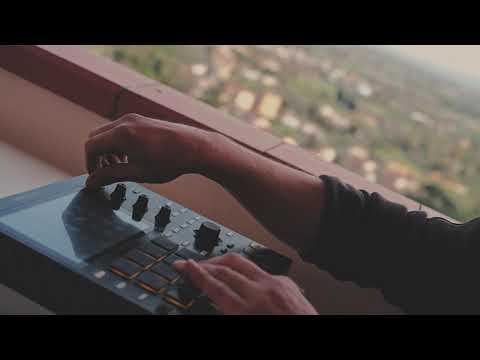 Akai Mpc One, outdoor terrace Jam, Lofi Hiphop Beat finger drumming, chops from Basement Jaxx