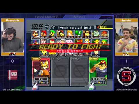 Event Match 8: Panayiotis (Falcon) vs Snacks! (Fox) - Winners Round 2