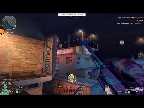 Crossfire West 2.0: Multikills with Barrett-Manhunter(The gun that never let me down)- Champion Dang