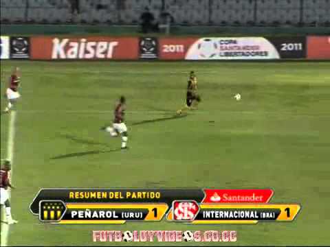 Peñarol 1 Internacional 1 Copa libertadores 2011