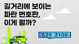 길거리에 보이는 파란 번호판, 이게 뭘까?