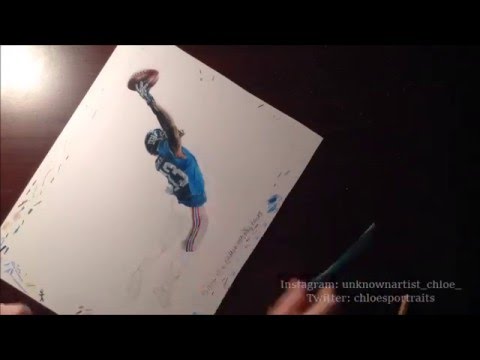 Drawing Odell Beckham Jr. - The Catch