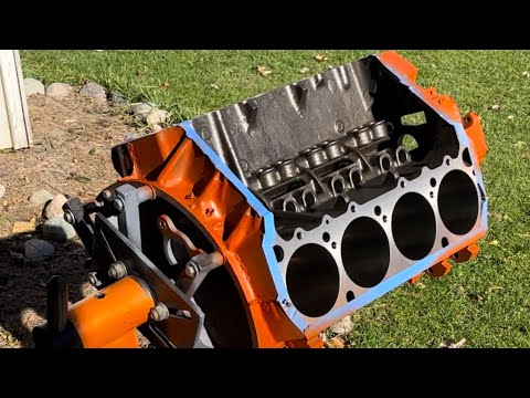 440 V8 Mopar Engine Rebuild Step 3 Paint