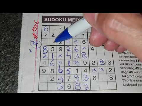 (#2996) One more day for a big Milestone! Medium Sudoku puzzle. 06-24-2021 (No Additional today)