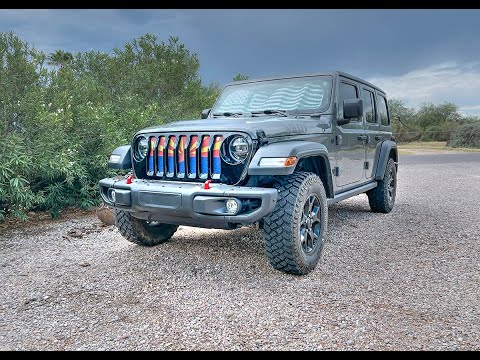 Finishing off the Front Bumper Install with the Mopar Steel Skid Plate Willys JL.