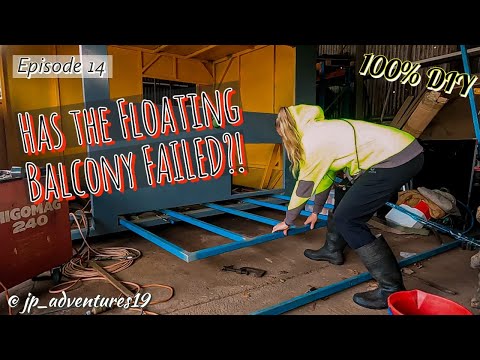 Is the FLOATING BALCONY our first big FAILURE?! -  Mercedes-Benz UNIMOG Expedition Vehicle (Eps. 14)