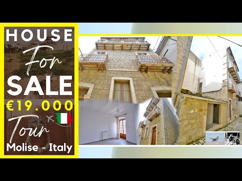 Molise, STONE Home for sale in Italy with garage and terrace - Cheap for sale in Italian town | Tour