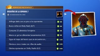 estas son las nuevas misiones de la semana 7 fortnite para tener la skin legendaria - desafios de la semana 7 fortnite