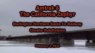 preview picture of video 'BNSF 4075 Leading A Very Late Amtrak California Zephyr  [HD]'
