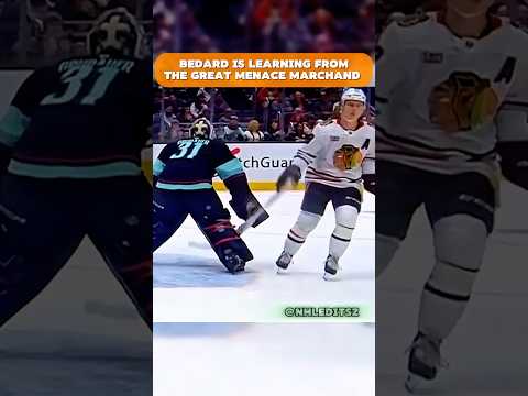 Bedard is becoming a menace 😂 #nhl #hockey #sports #shorts