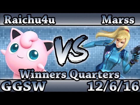GGSW 10 - Pulse|Raichu4u (Jigglypuff) Vs DNL|Marss (ZSS) Smash Wii U Winners Quarters - Smash 4