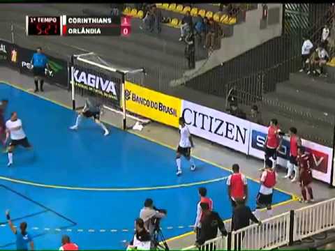 Os gols de Corinthians 3 x 2 Orlândia - Liga Futsal 2013