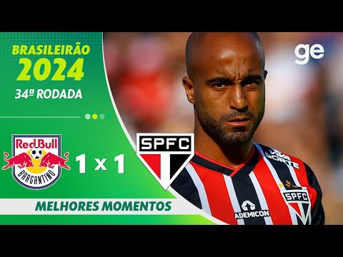 Gols e lances de Red Bull Bragantino x São Paulo