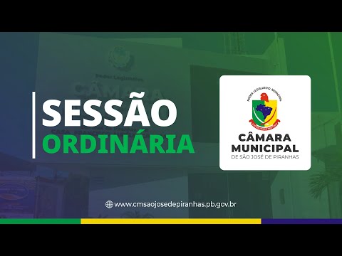 Sessão Ordinária da Câmara Municipal de São José de Piranhas-PB (25/11/2025).