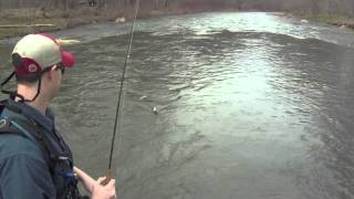 preview picture of video 'April Showers Bring Dry Fly Action'