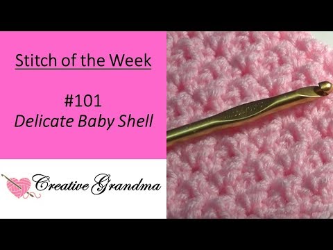 Stitch Of The Week (Delicate Baby Shell Pattern)