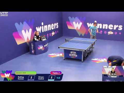 WINners CUP table 2  04.10  Boklag Roman - Kireev Andrei 15:30