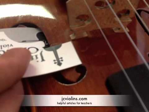 Adjusting the Violin Soundpost