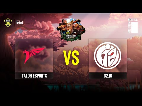 Dota2 - Talon Esports vs G2.iG - Game 1 - ESL One Birmingham 2024 - Group A