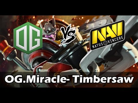 OG.Miracle- Super Pro Timber vs Navi - DreamLeague 5 Final