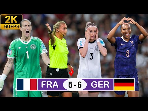 Germany vs France | Red Card, Super Goalkeeper & Epic Shootout – The Greatest Match of EURO 2025