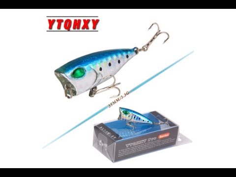 Рыбаки оценят. Рыбка приманка Ytqhxy PRO YE-117 Поппер 35 мм 3.3 г