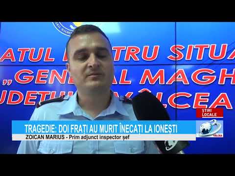 TRAGEDIE: DOI FRAȚI AU MURIT INECAȚI LA IONEȘTI