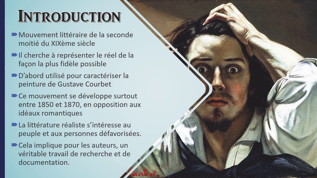 MOUVEMENTS LITTERAIRES   07   LE RÉALISME