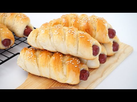 Sausage Bread Rolls Recipe