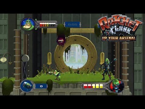 Ratchet & Clank 3: Up Your Arsenal - Dr  Nefarious (Qwark Vid Comic) Boss Fight 1080p