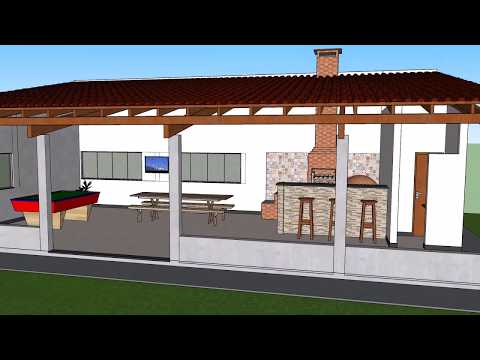 Área de Churrasco e Lazer