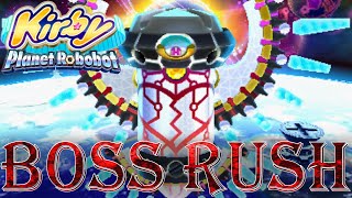 Kirby: Planet Robobot - Boss Rush (All Arena Bosses, No Damage)