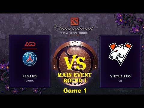 PSG.LGD vs Virtus.pro | The International 2019 [Main Event - Upper Bracket R1: Bo3 - Game 1]