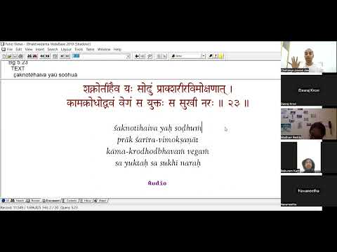 Session 47 Bhagavadgita HG Chaitanya Prasad Prj Bhakti Shastri Gachibowli Satsang 09 Nov 23