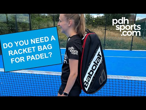 Part of a video titled Do you need a racket bag for Padel? Review by leading UK ... - YouTube