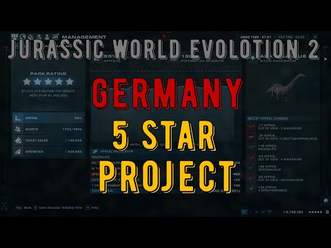 Jurassic World Evolotion 2 - Challenge Germany 5 star Project
