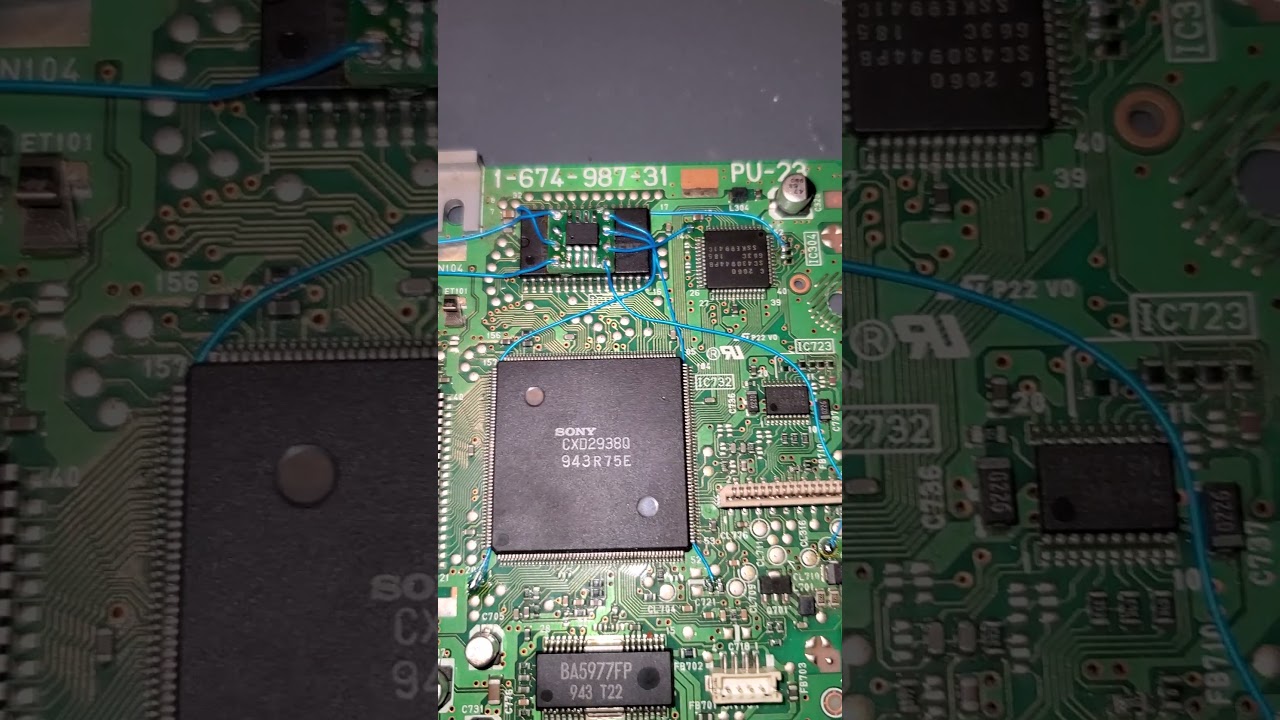 PS1 Modchip Install (MM3) (PU-23)