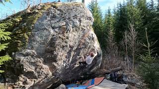 Video thumbnail of Gods of rain, 7C+ (low). Tampere