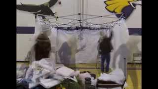 preview picture of video 'Thorold's Christmas Art and Craft Show Booth SetupTimelapse'