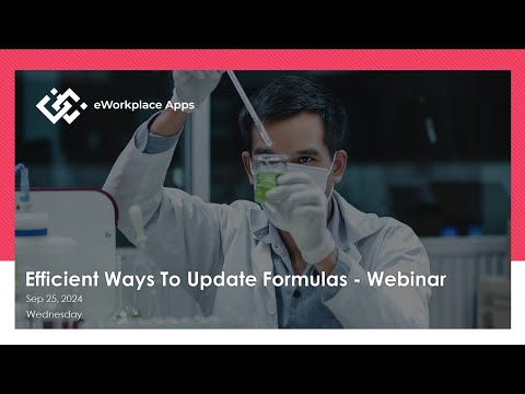 Efficient Ways To Update Formulas Webinar