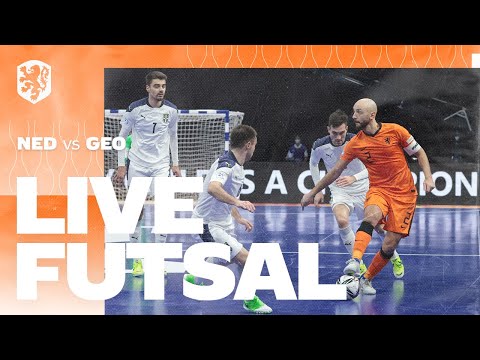 Live Futsal | Nederland  - Georgië