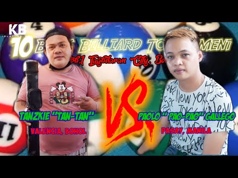SemiFinals: Paolo "PAO-PAO"Galleto VS.Tanzkie " TAN-TAN " / Race 5 / 10Balls #Kidlat ng Bohol
