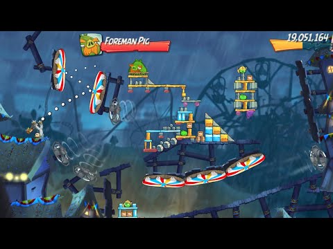 Angry Birds 2 AB2 Gameplay Walkthrough Level 553 Boss Level Beat Foreman Pig