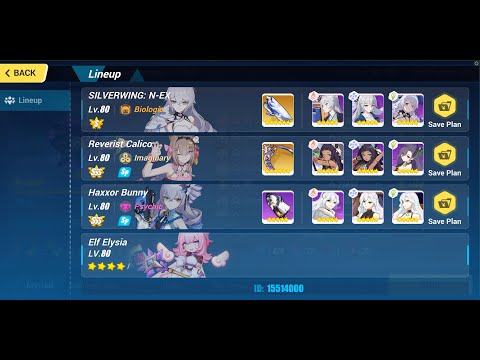 HI3 SEA - Nirvana Benares D457 - 704 pts - SW(S1) RC HB (Ely ELF 4* Not Maxed)