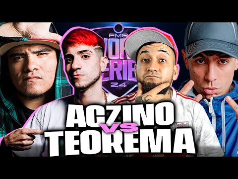 JUST LIKE 2016! 😨 ACZINO VS. THEOREM WITH A RIDDLE 🇨🇱 | Reaction to FMS WORLD SERIES 24