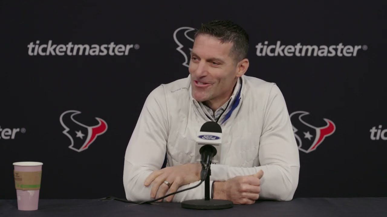Full Press Conference: Nick Caserio on Texans 2025 Season, Draft & Free Agency