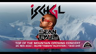 Sean Paul in Ischgl - Top of the Mountain Opening Concert, am 26 November 2022.