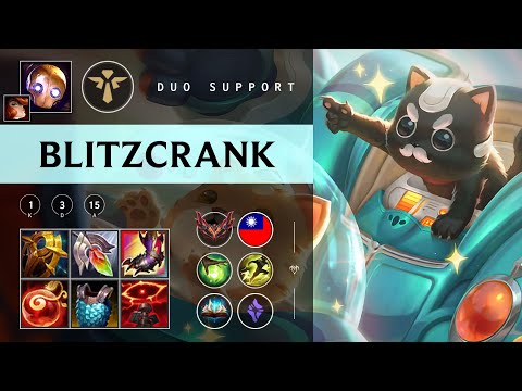 Blitzcrank Support vs Karma - TW Grandmaster Patch 25.22