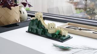 The Great Wall of China buildable in LEGO bricks from LEGO Architecture
