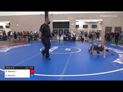 49 Kg Round Of 16 - Nyla Valencia, CA Vs Audrey Jimenez, AZ